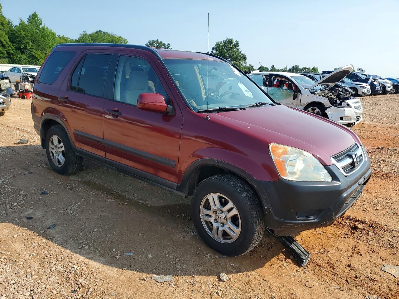 2003 Honda Cr-v Ex Red vin: JHLRD78843C040330