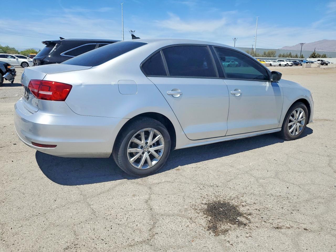 2015 Volkswagen Jetta Se Silver vin: 3VWD17AJ1FM296227
