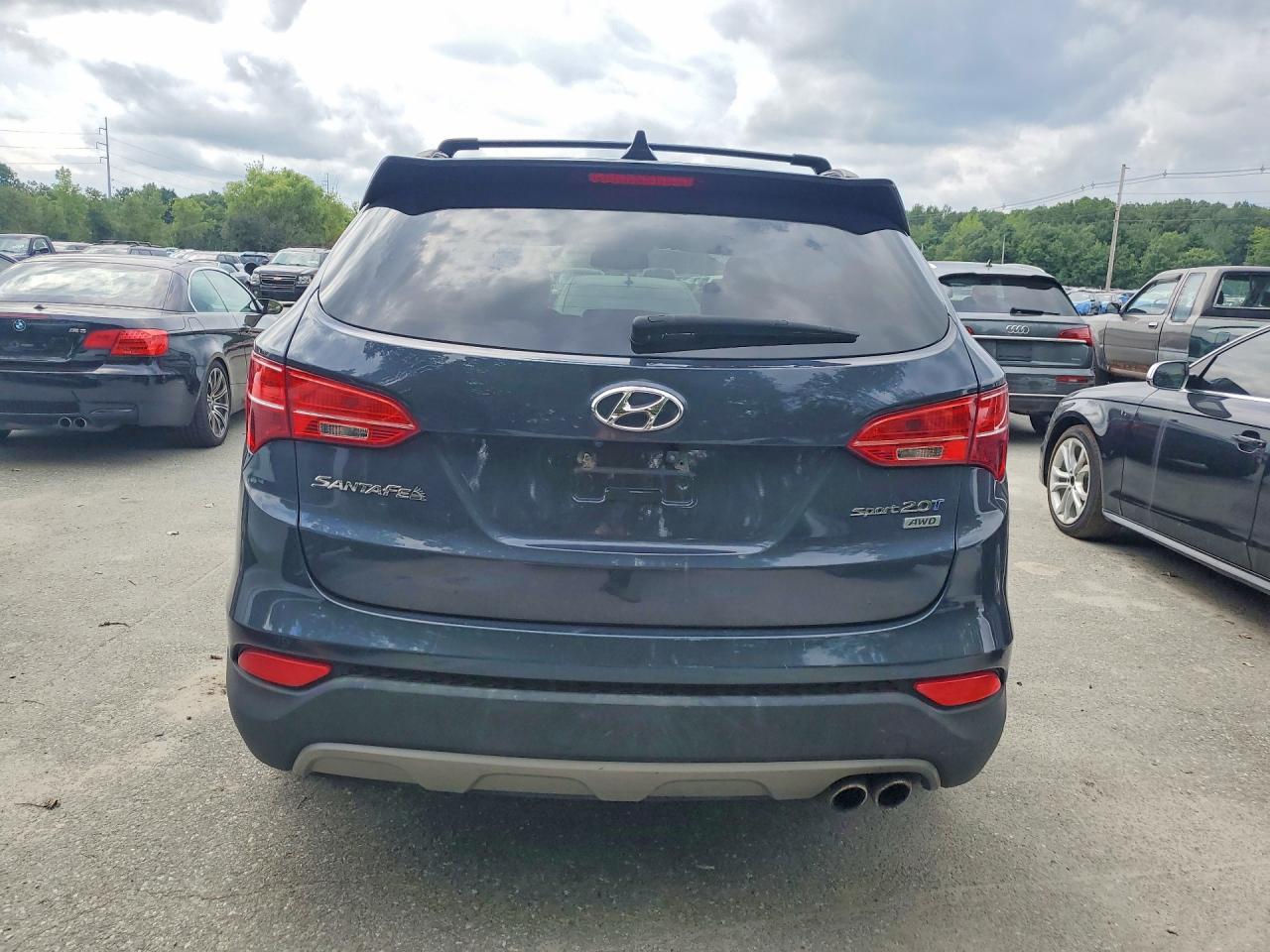 2015 Hyundai Santa Fe Sport 2.0t Blue vin: 5XYZUDLA8FG287629
