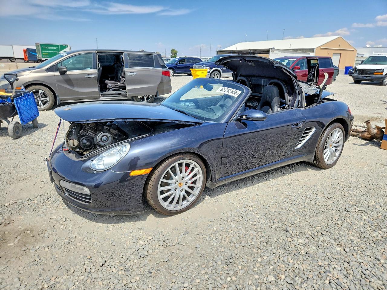 2006 Porsche Boxster S Gray vin: WP0CB29846U730409
