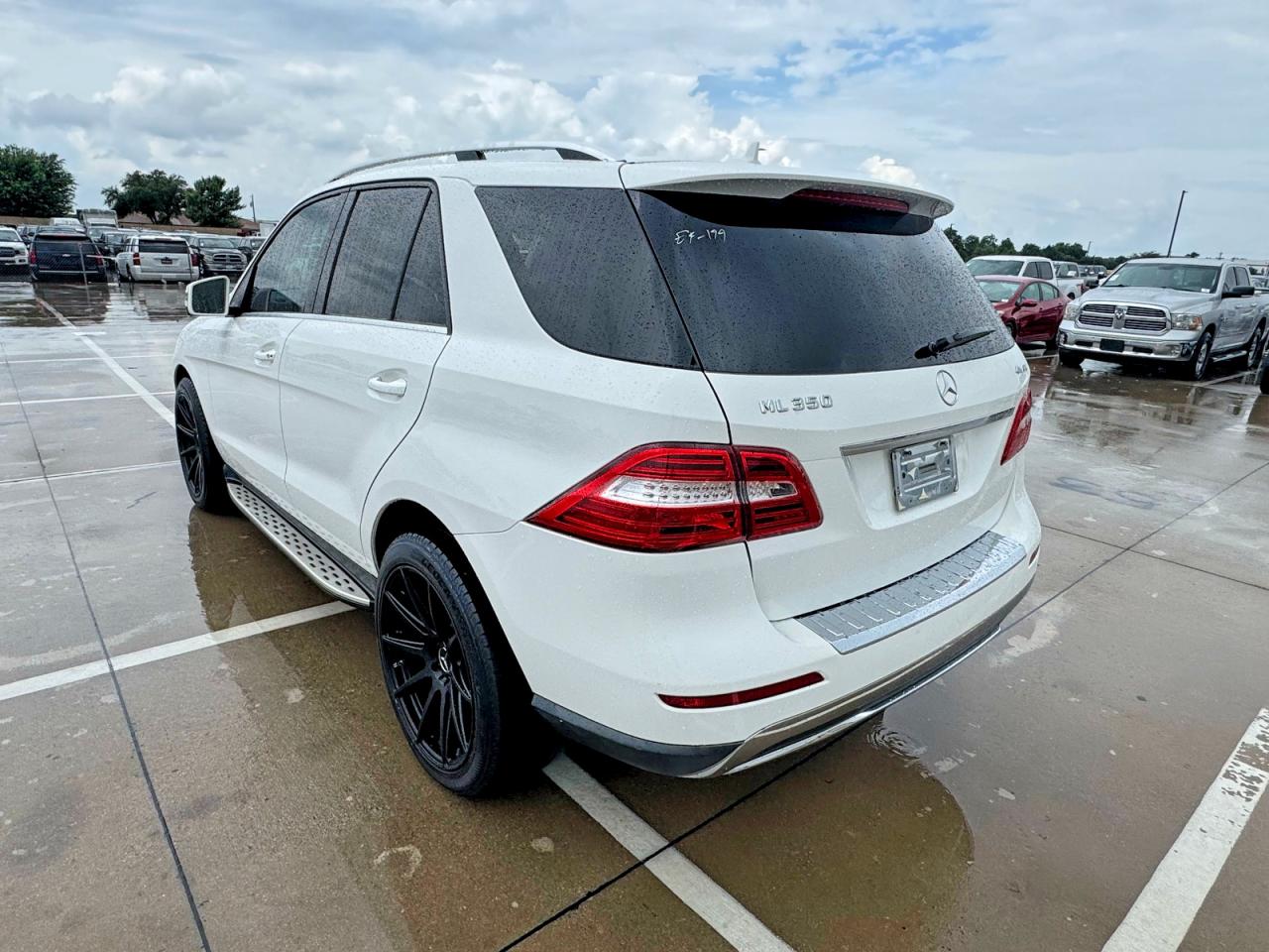2015 Mercedes-benz Ml 350 4matic White vin: 4JGDA5HB0FA458220