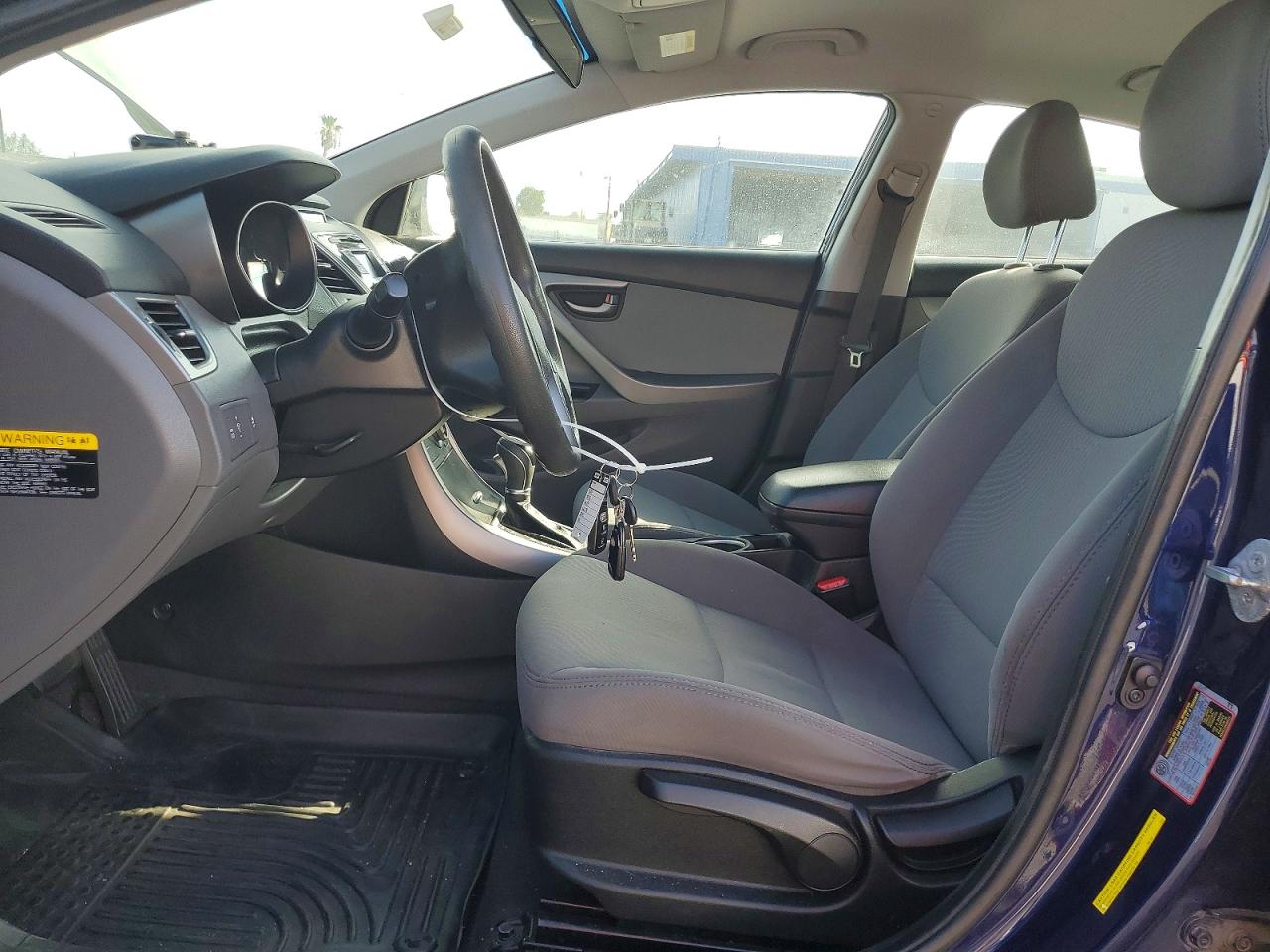 2014 Hyundai Elantra Se Blue vin: 5NPDH4AE8EH485669