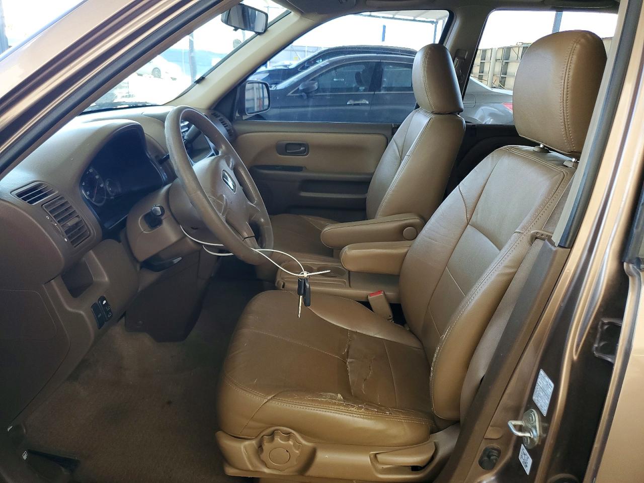 2002 Honda Cr-v Ex Tan vin: JHLRD78852C014284