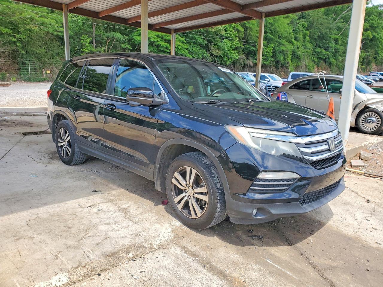 2016 Honda Pilot Ex Черный vin: 5FNYF5H49GB024458