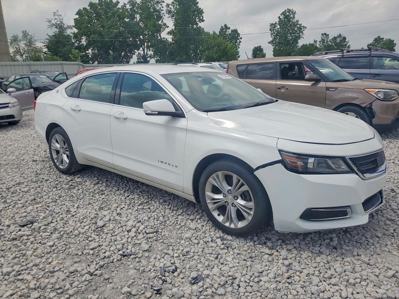 2015 Chevrolet Impala Lt White vin: 2G1115SL8F9256769