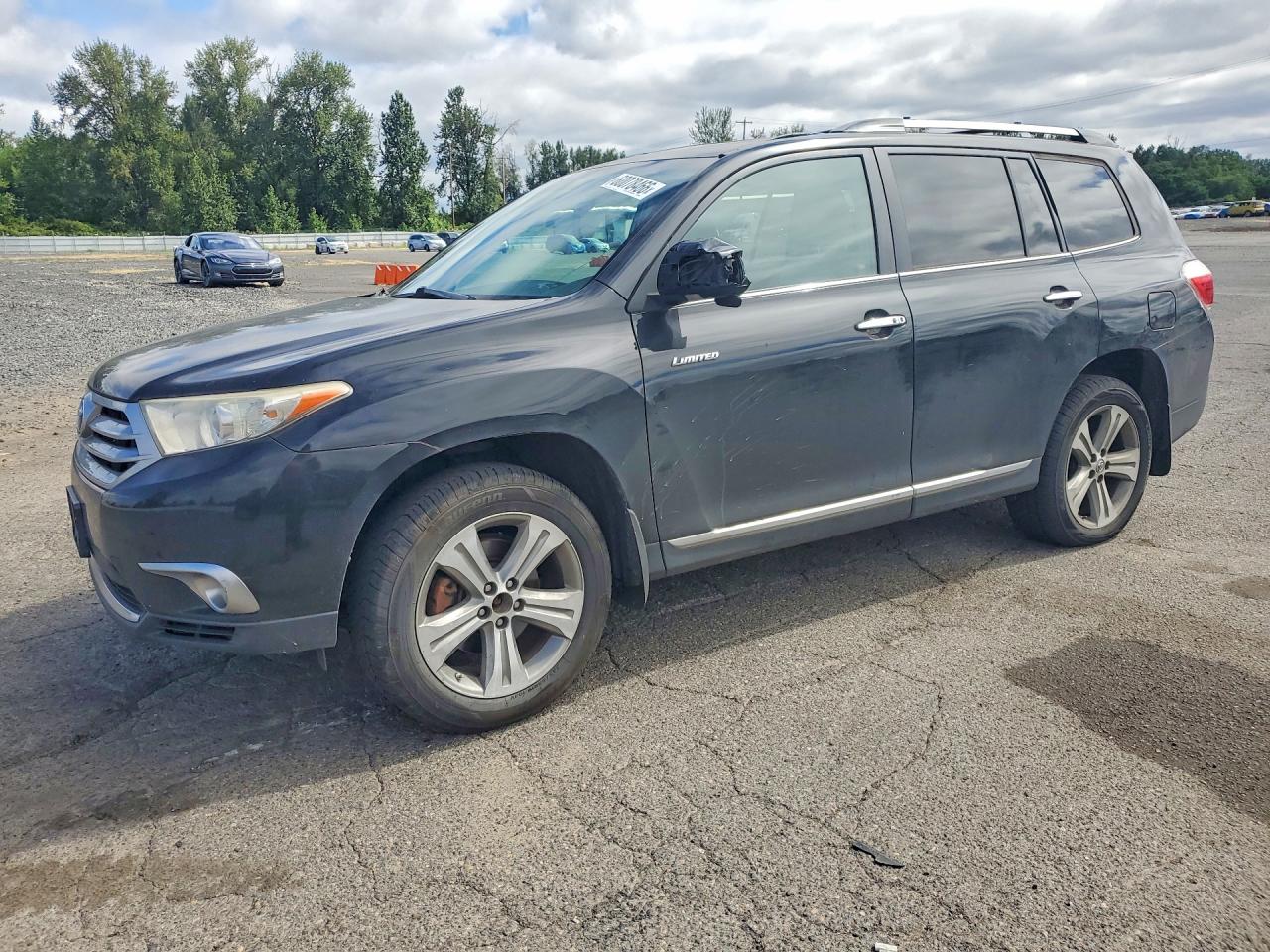 2011 Toyota Highlander Limited Black vin: 5TDDK3EH9BS085254
