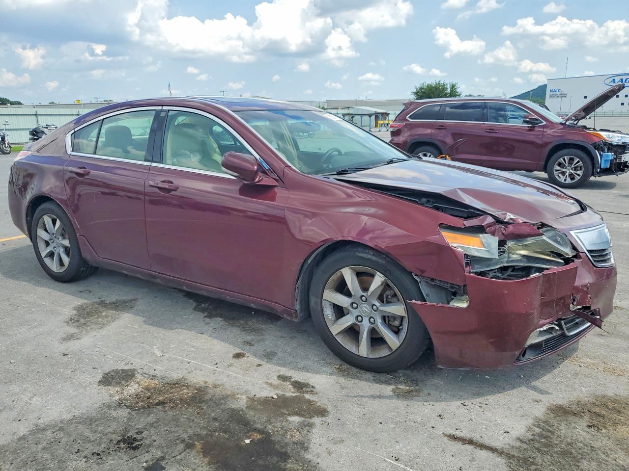 2012 Acura Tl Maroon vin: 19UUA8F51CA029295
