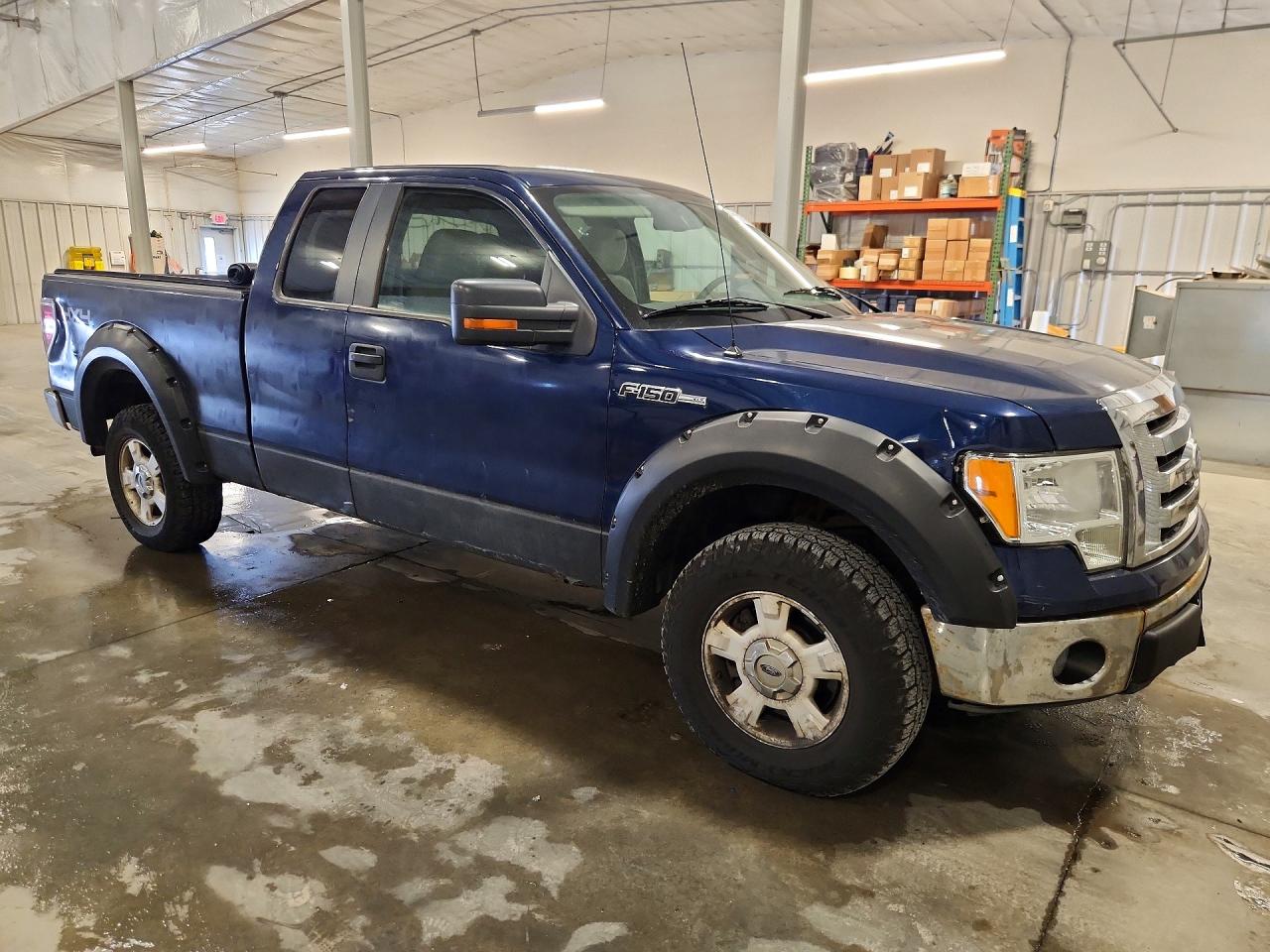 2010 Ford F150 Super Cab Blue vin: 1FTFX1EV4AFB90738