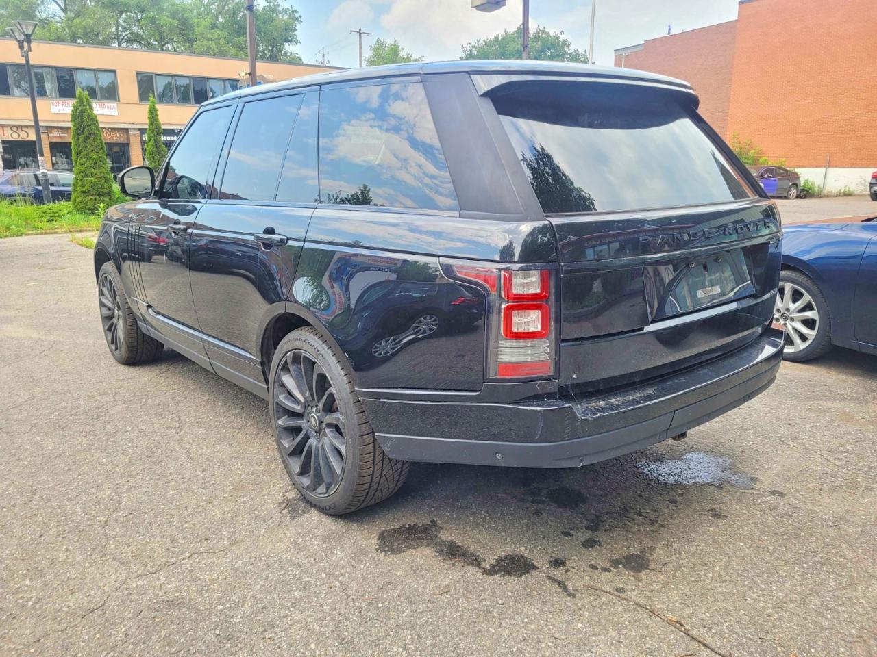 2014 Land Rover Range Rover Supercharged Black vin: SALGS2TF2EA177793