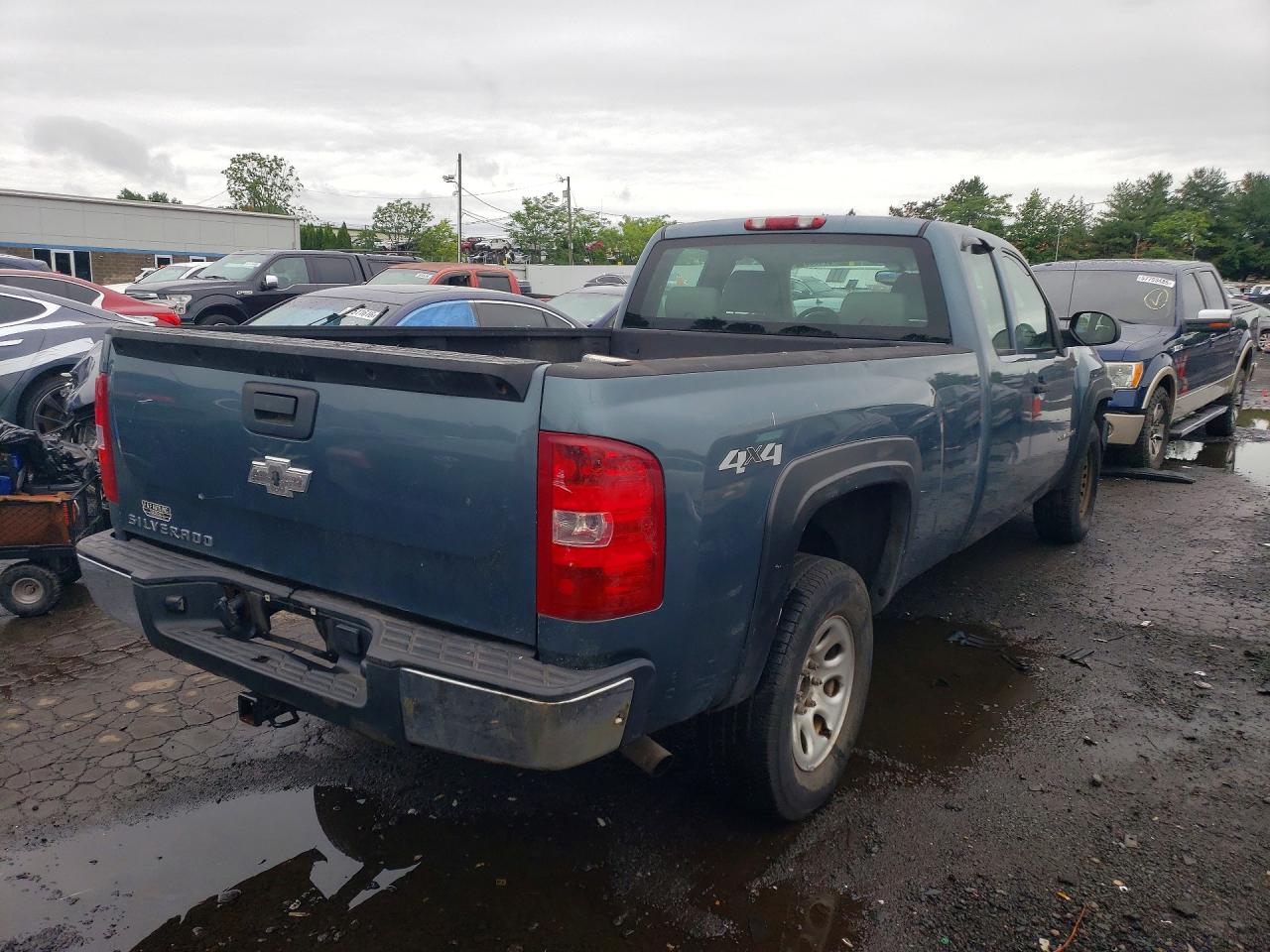 2007 Chevrolet Silverado K1500 Blue vin: 1GCEK19J07E527034