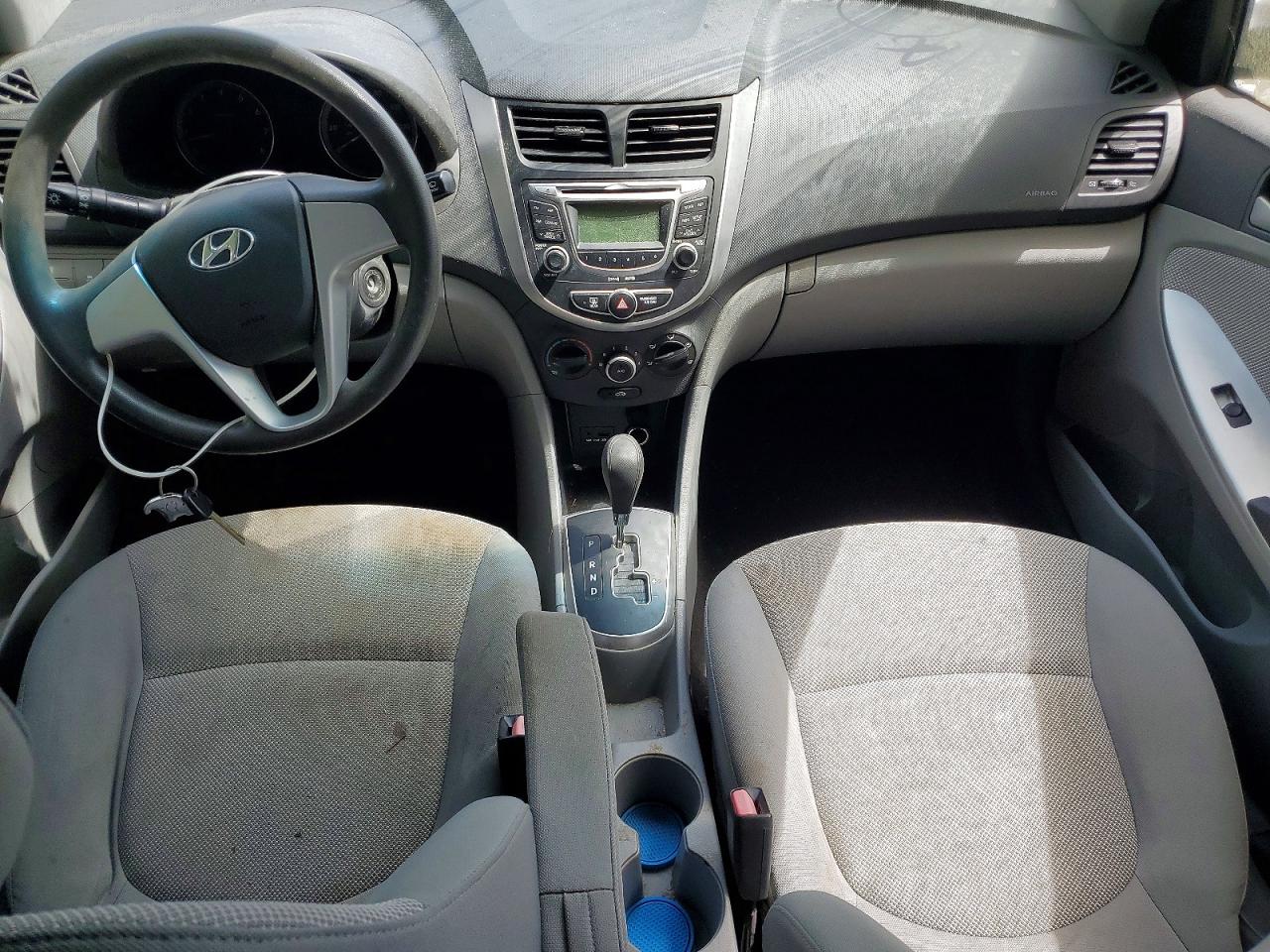2012 Hyundai Accent Gls Silver vin: KMHCT4AEXCU200219