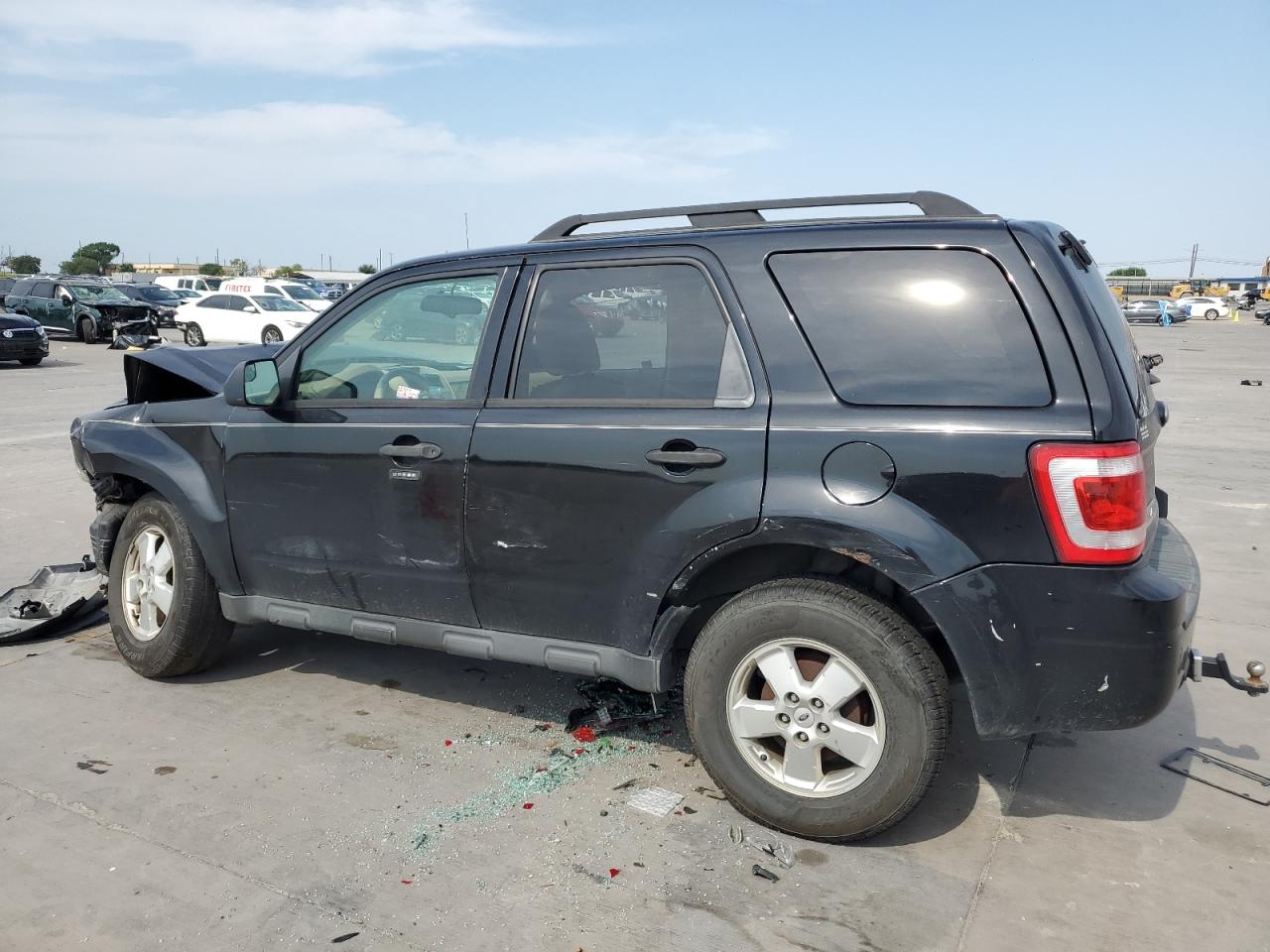 2012 Ford Escape Xlt Black vin: 1FMCU9D75CKC70424