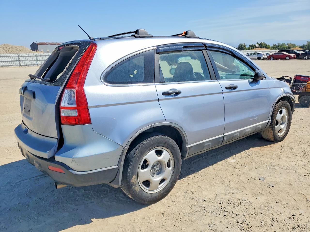 2008 Honda Cr-v Lx Blue vin: 5J6RE38358L010827