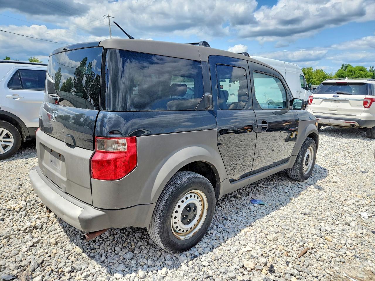 2003 Honda Element Ex Black vin: 5J6YH28503L037859