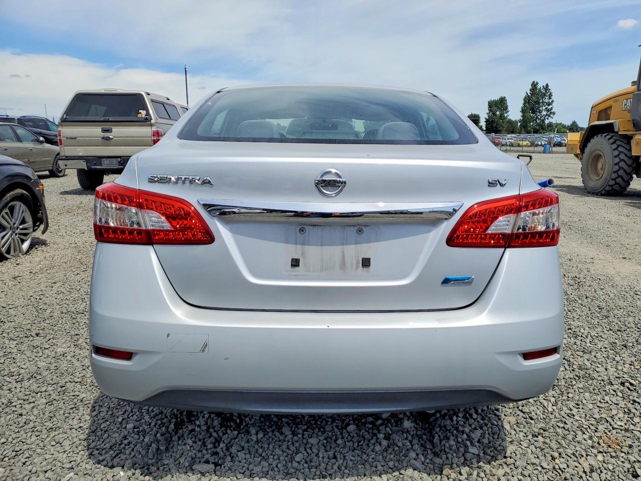2013 Nissan Sentra Sv Silver vin: 1N4AB7AP0DN903282