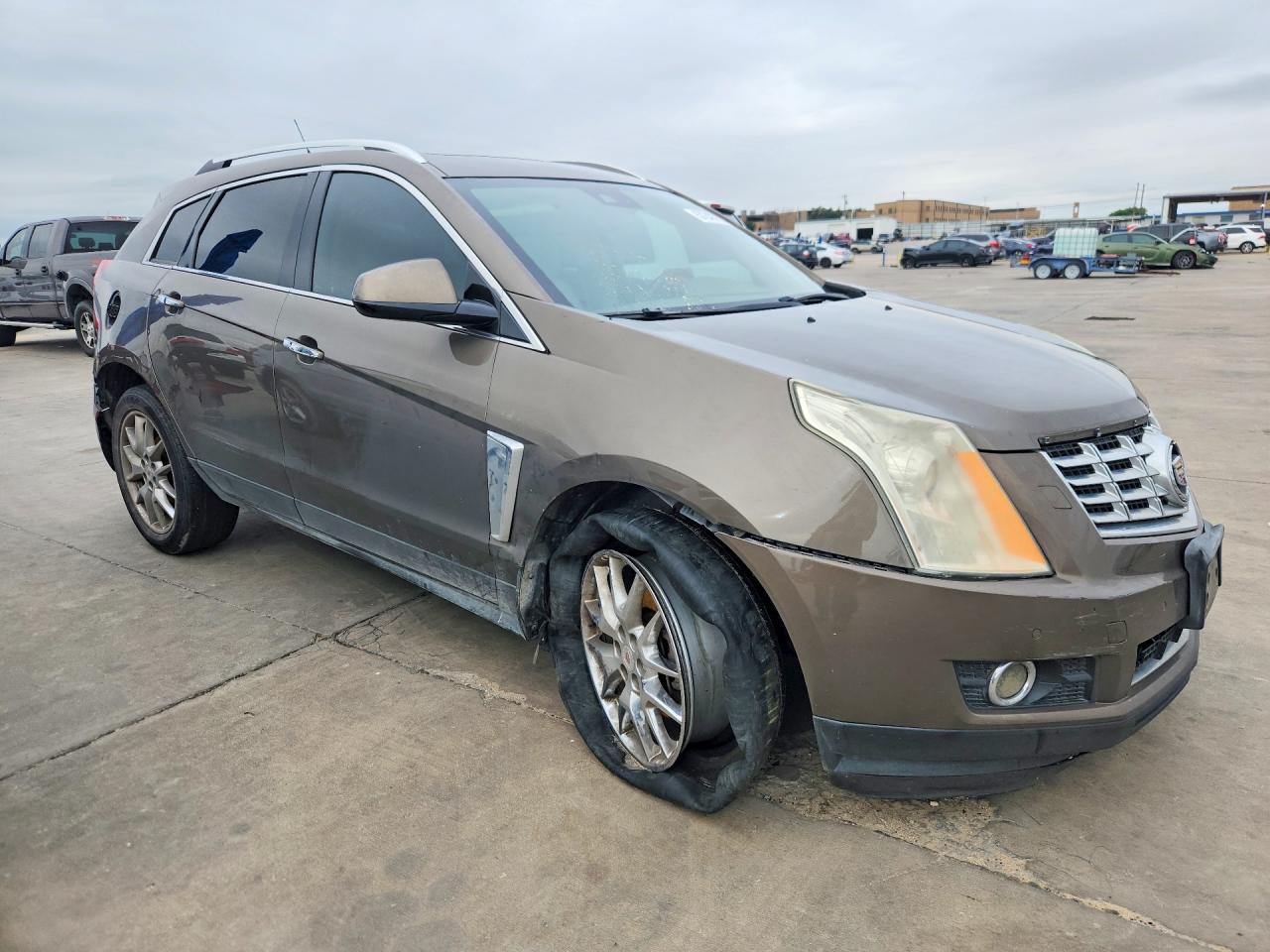 2014 Cadillac Srx Performance Collection Brown vin: 3GYFNCE3XES678068