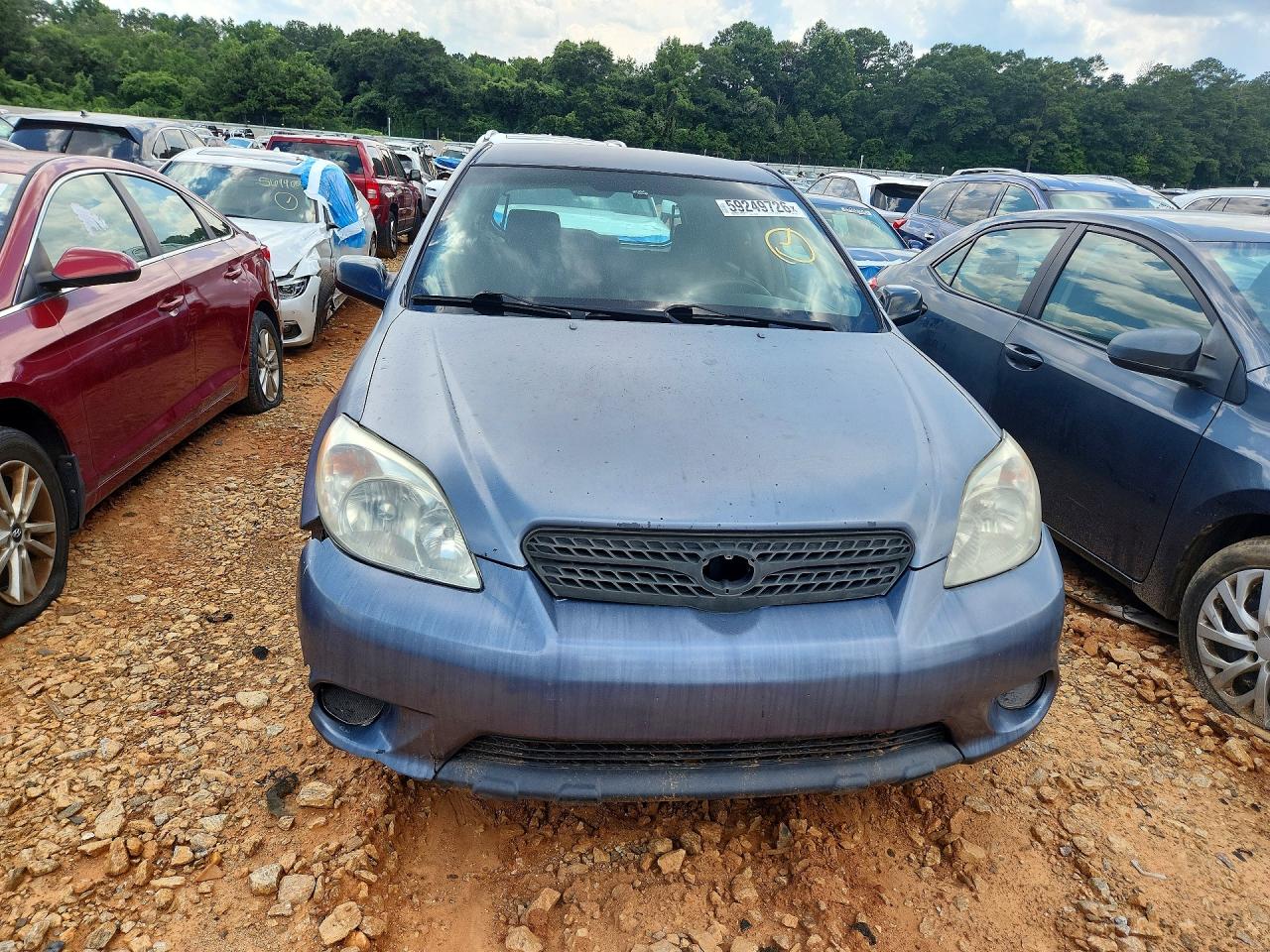 2007 Toyota Corolla Matrix Xr Blue vin: 2T1KR32E97C658022
