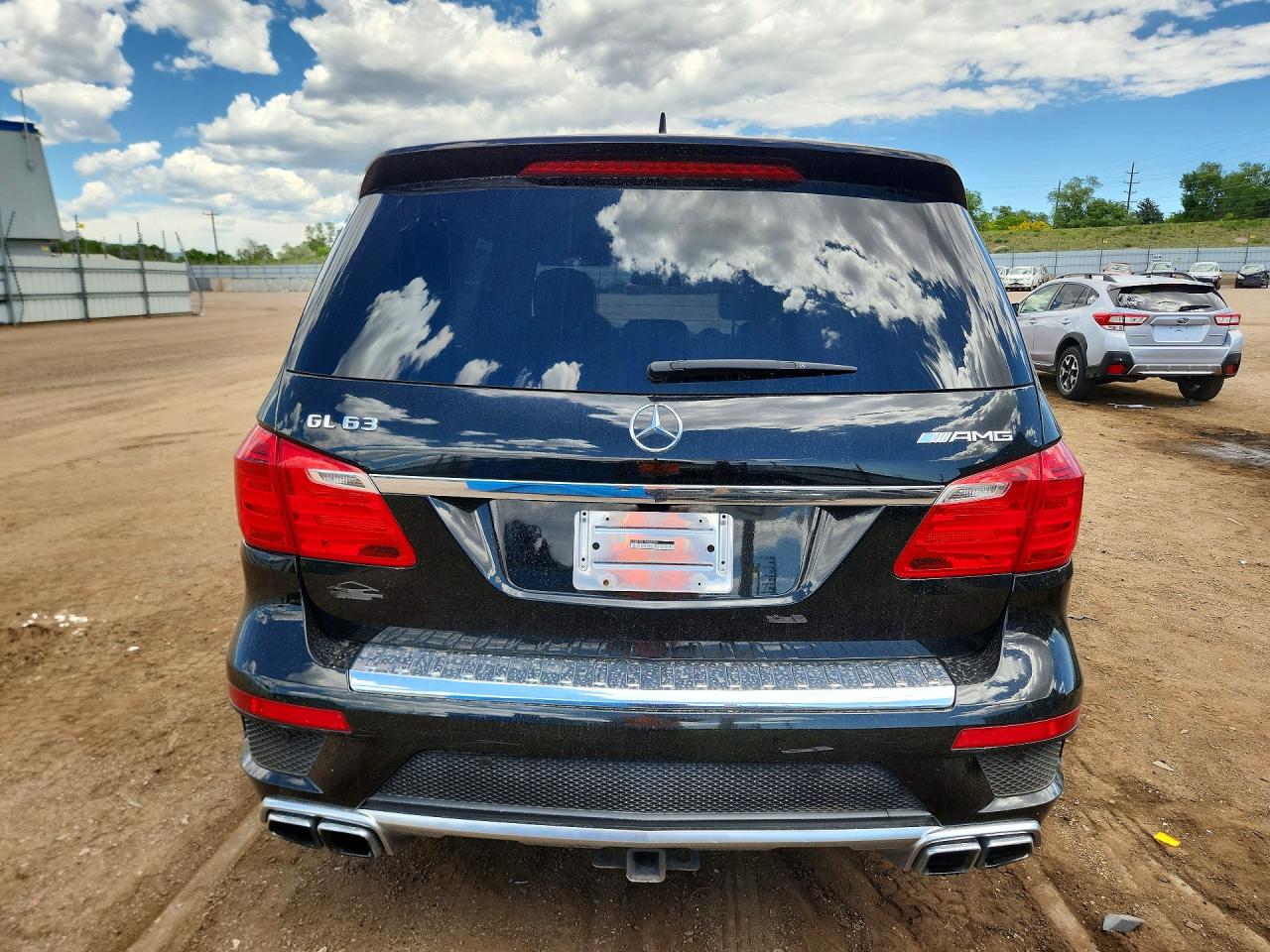 2015 Mercedes-benz Gl 63 Amg Black vin: 4JGDF7EE1FA541957