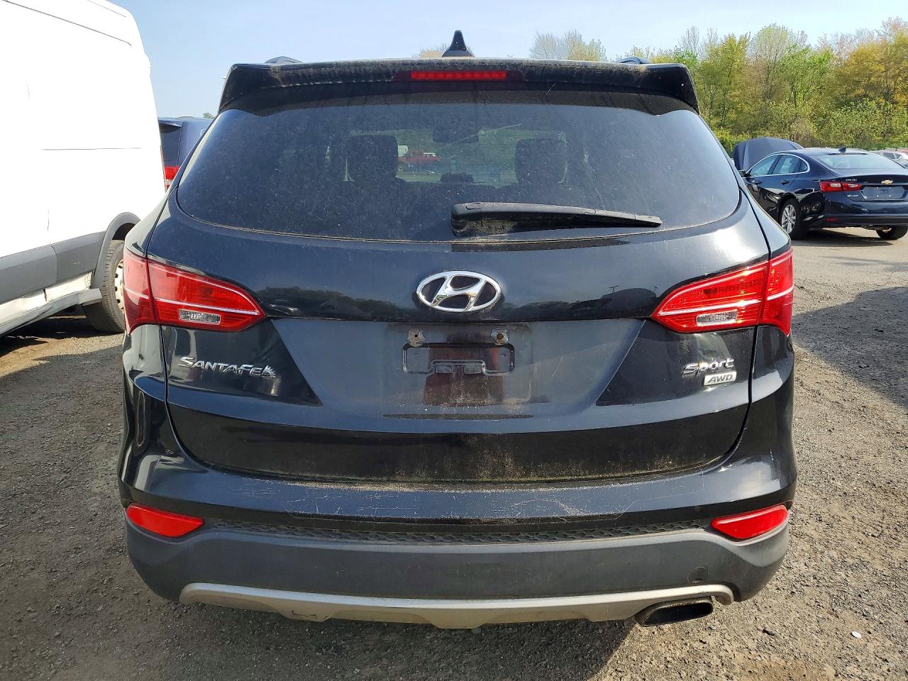 2013 Hyundai Santa Fe Sport 2.4l Черный vin: 5XYZUDLB5DG076331