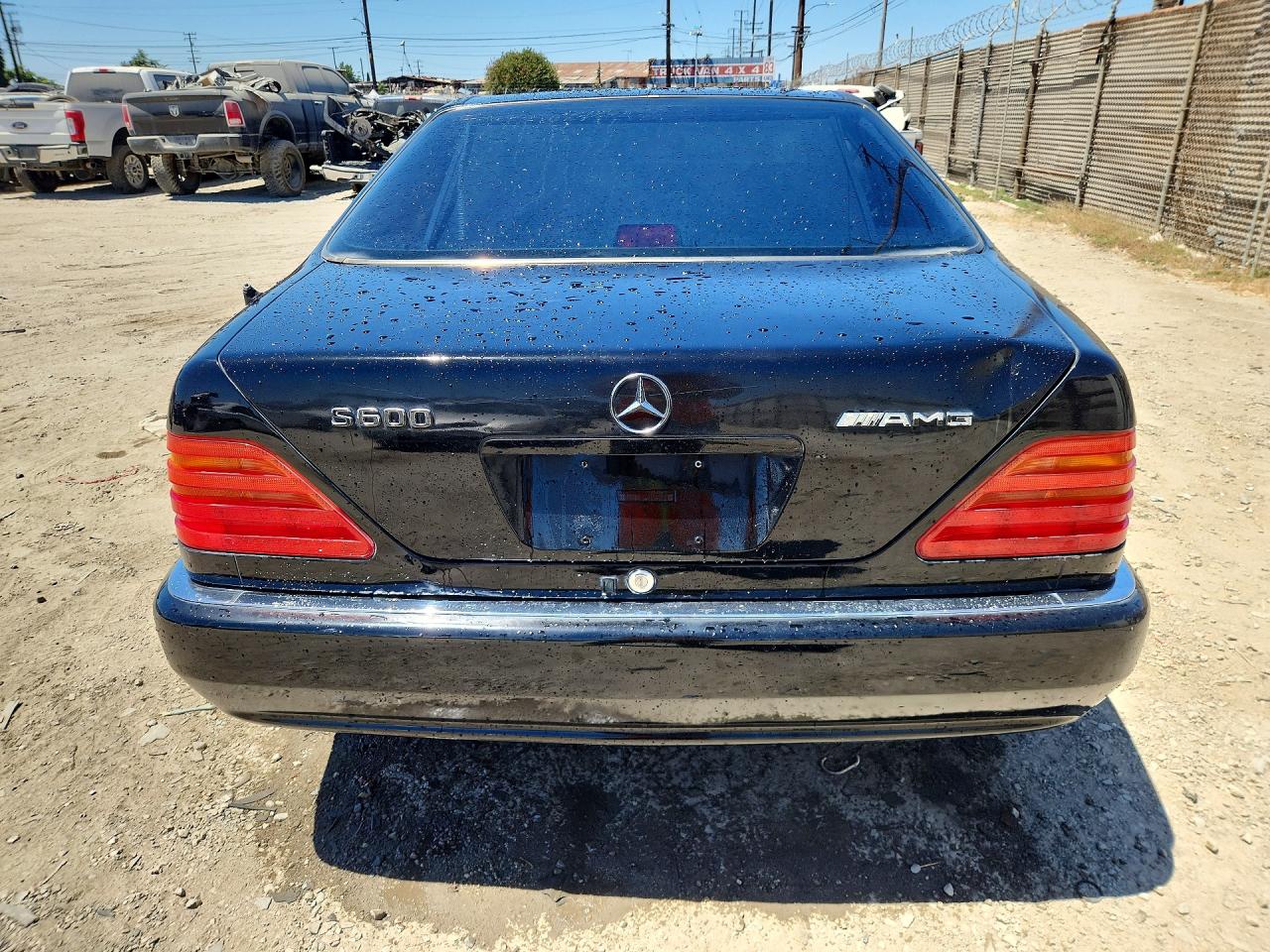 1997 Mercedes-benz S 600 Black vin: WDBGA76G9VA354673