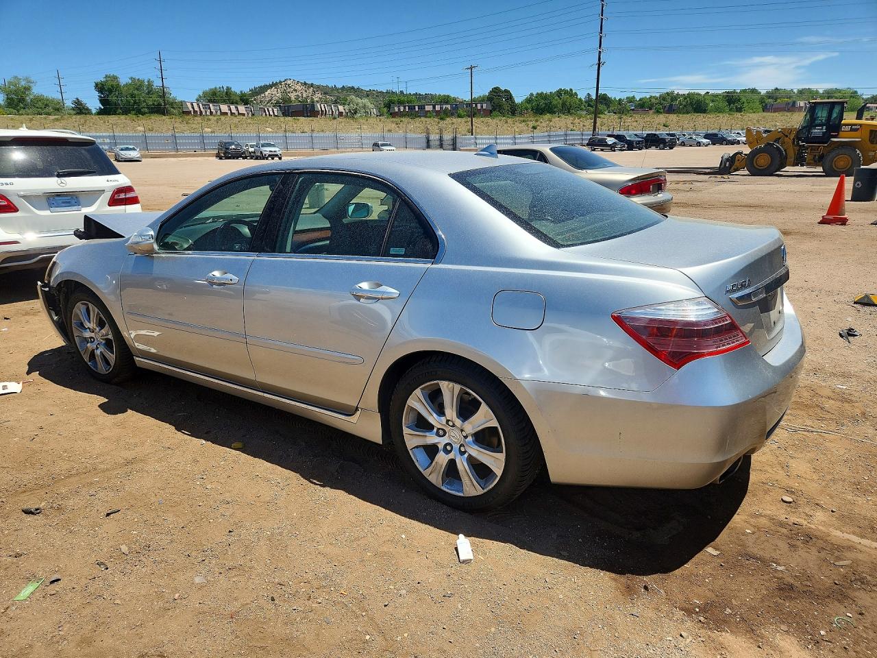 2009 Acura Rl Silver vin: JH4KB26659C002542