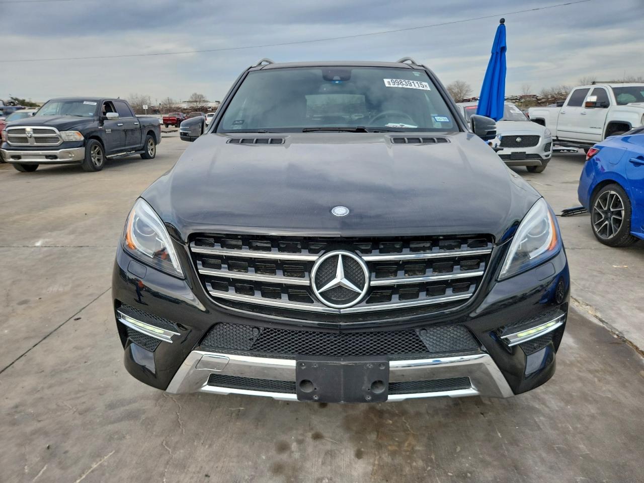 2013 Mercedes-benz Ml 550 4matic Black vin: 4JGDA7DB1DA167224