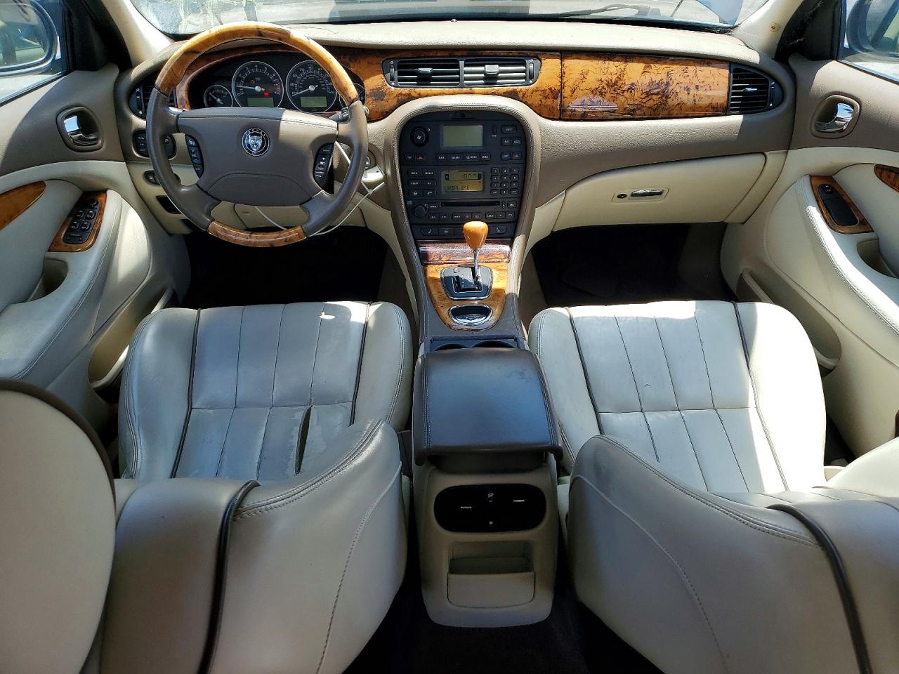 2007 Jaguar S-type Blue vin: SAJWA01A97FN73857