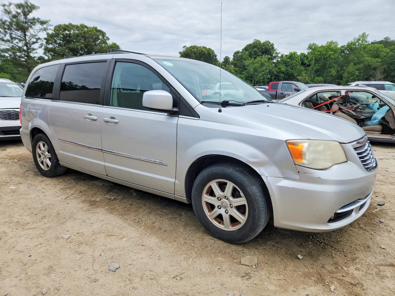 2011 Chrysler Town & Country Touring Серебряный vin: 2A4RR5DG8BR768359