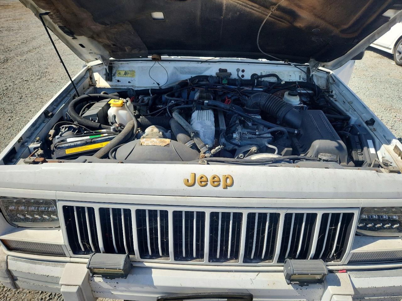 1991 Jeep Cherokee Limited White vin: 1J4FJ78S5ML624512
