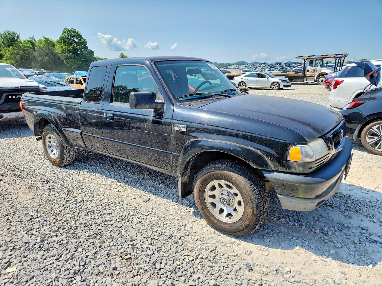 2007 Mazda B3000 Cab Plus Black vin: 4F4YR46U07PM02829