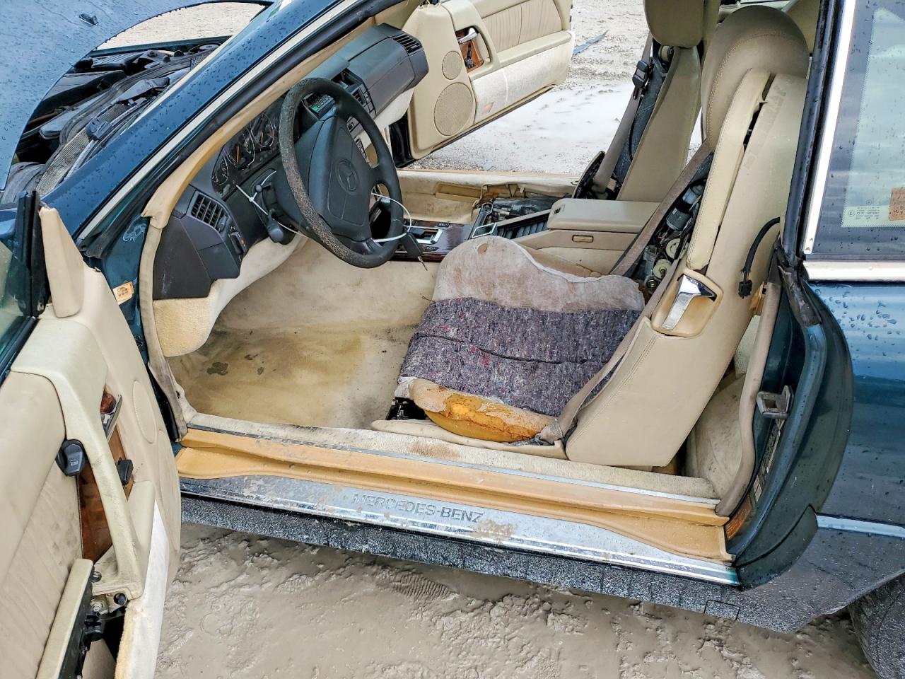 1995 Mercedes-benz Sl 500 Green vin: WDBFA67E9SF107252