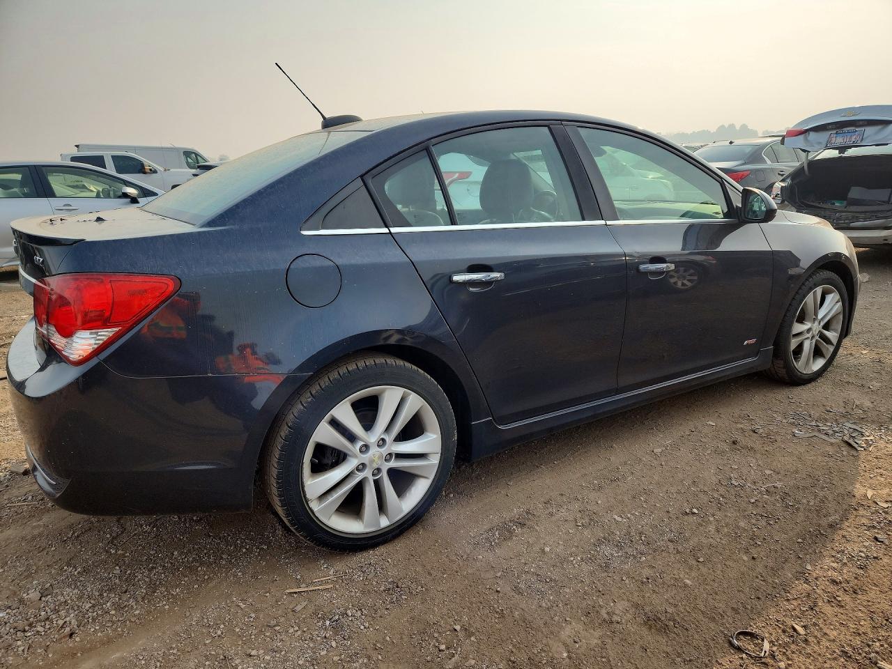 2015 Chevrolet Cruze Ltz Blue vin: 1G1PG5SBXF7129815