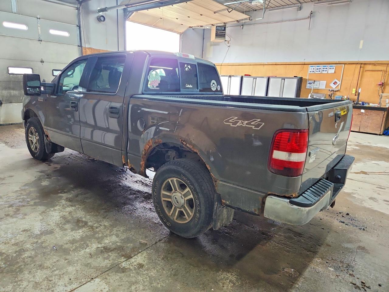 2005 Ford F150 Supercrew Gray vin: 1FTPW145X5KE90094