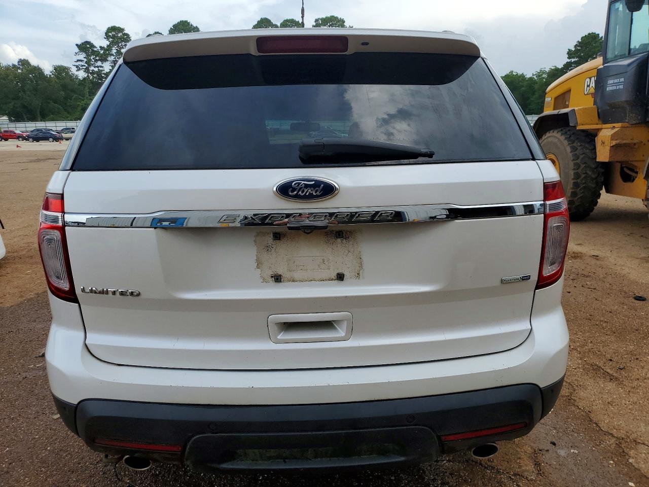 2013 Ford Explorer Limited White vin: 1FM5K8F87DGA64007