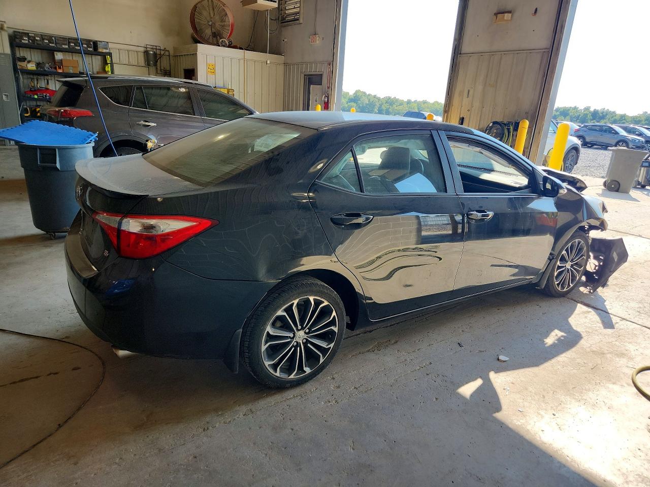 2015 Toyota Corolla L Black vin: 2T1BURHE3FC387983