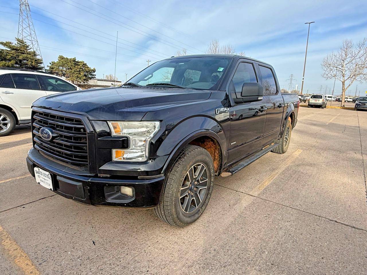 2015 Ford F150 Supercrew Black vin: 1FTEW1CPXFKE20848
