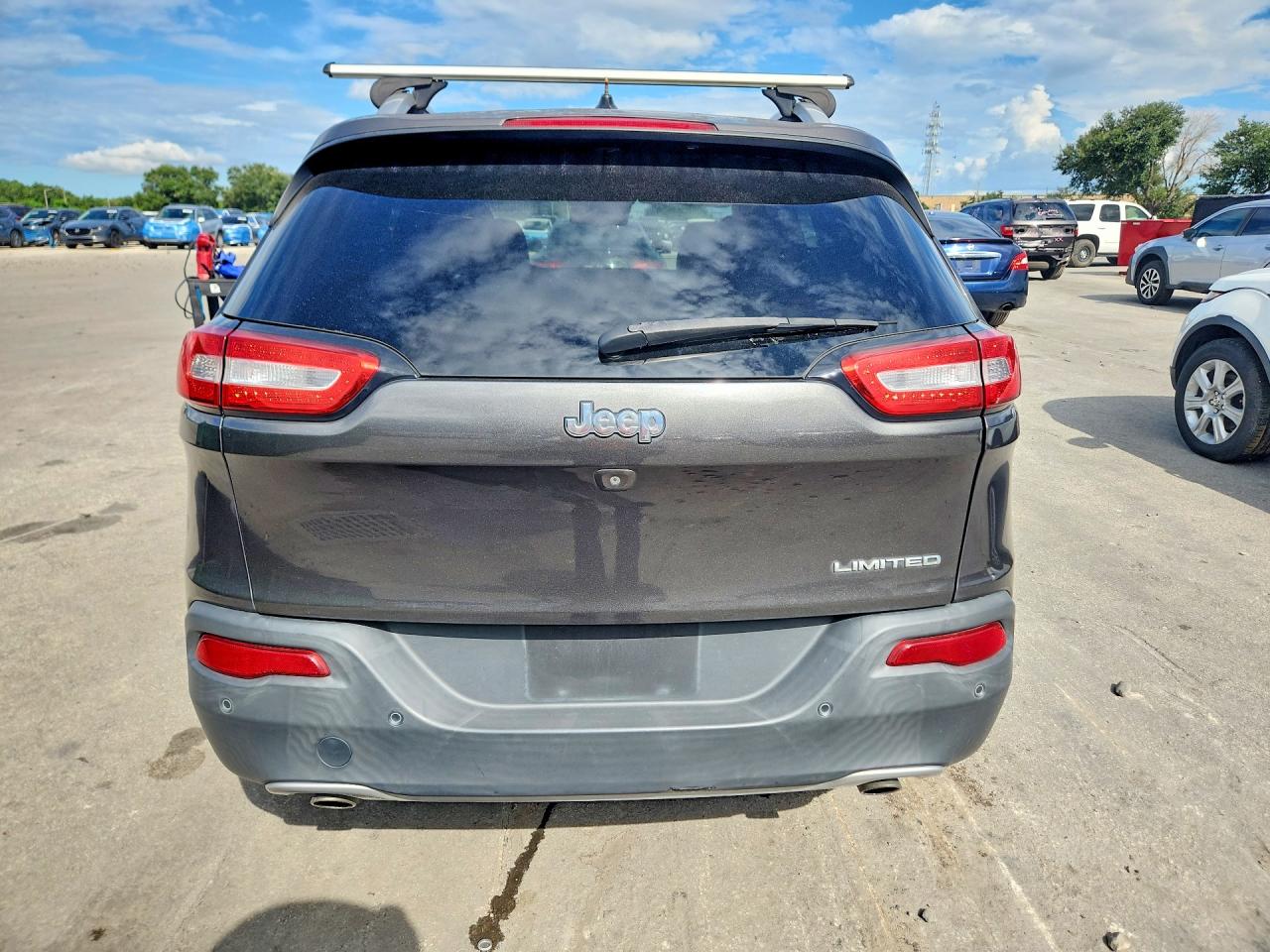 2014 Jeep Cherokee Limited Серый vin: 1C4PJLDS7EW283042