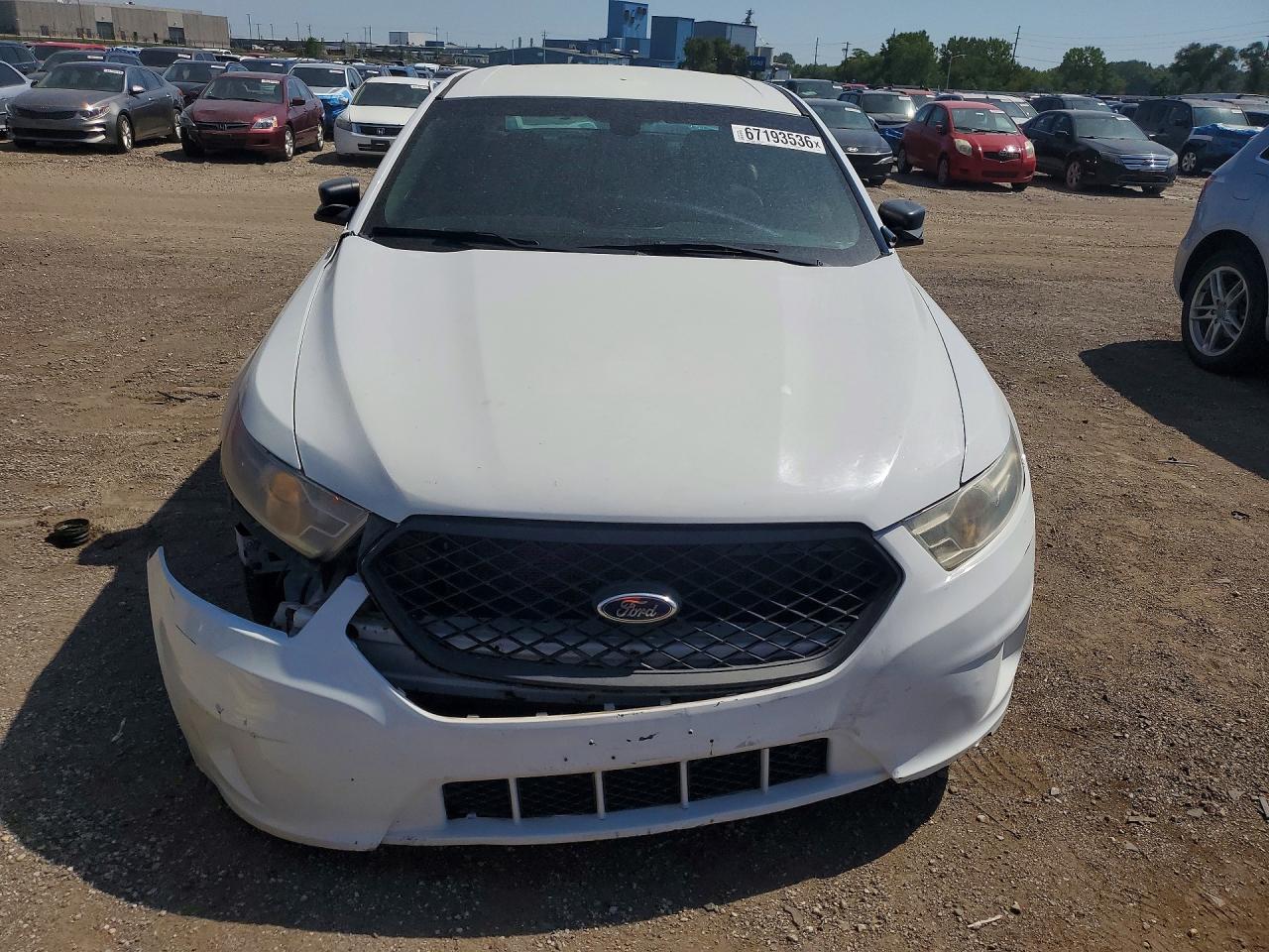 2015 Ford Taurus Police Interceptor White vin: 1FAHP2L82FG102336