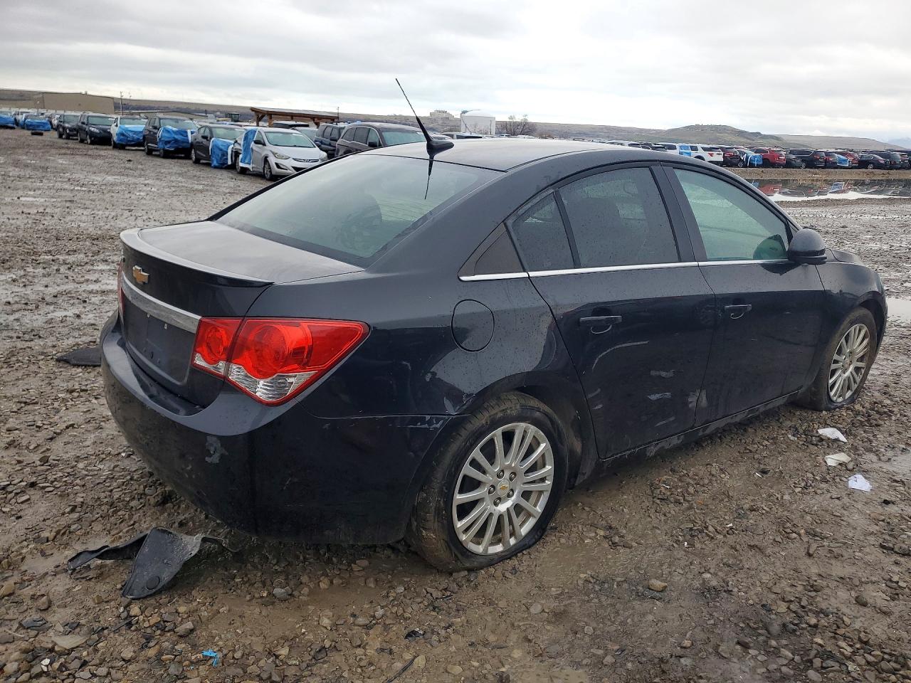 2011 Chevrolet Cruze Eco Black vin: 1G1PJ5S92B7192111