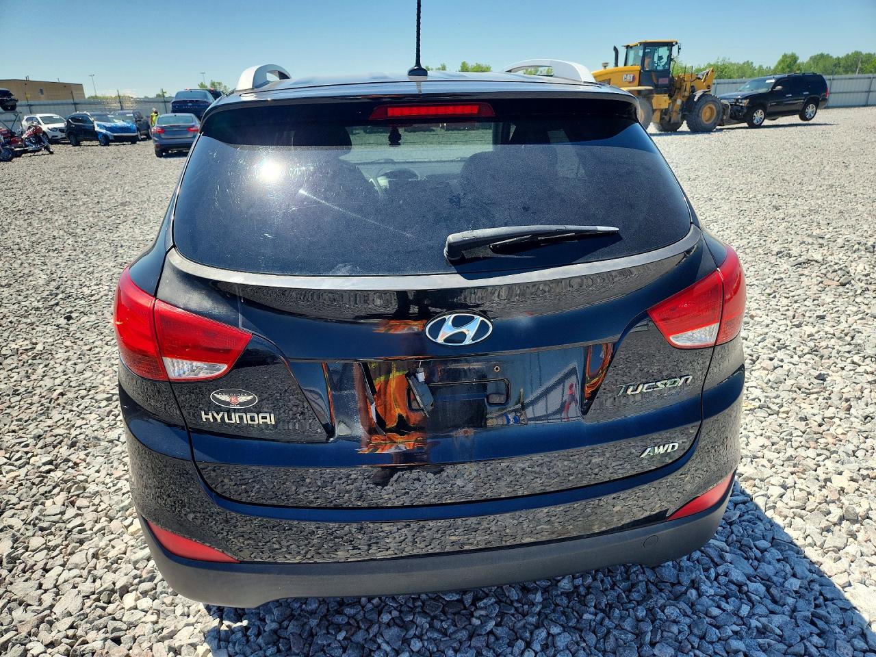 2010 Hyundai Tucson Gls Black vin: KM8JUCAC4AU111076