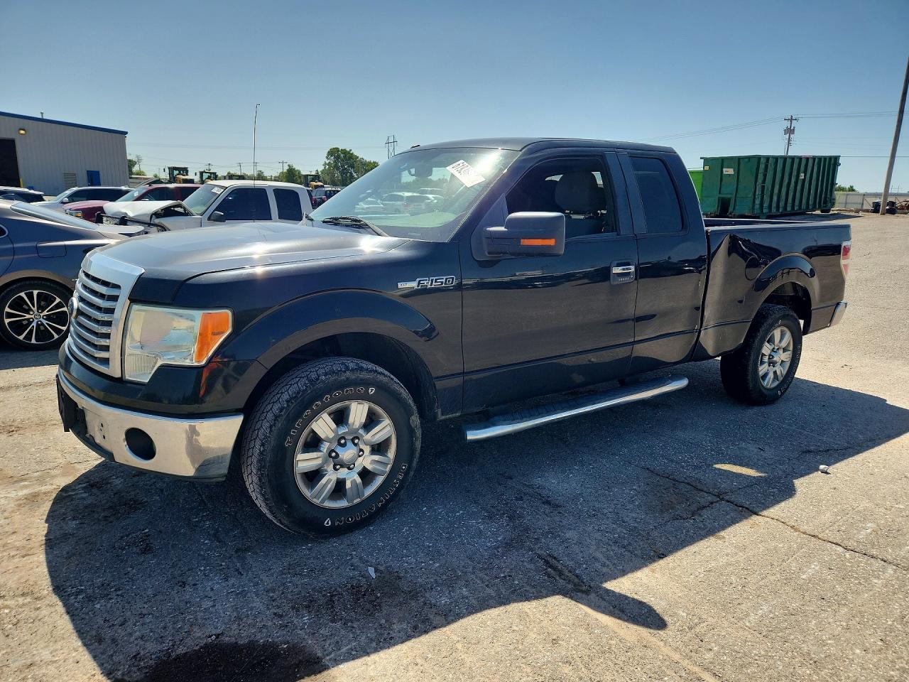 2011 Ford F150 Super Cab Black vin: 1FTEX1CM9BFA06465