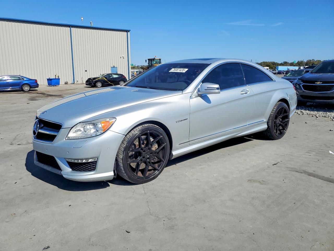 2012 Mercedes-benz Cl 63 Amg Silver vin: WDDEJ7EB8CA028428