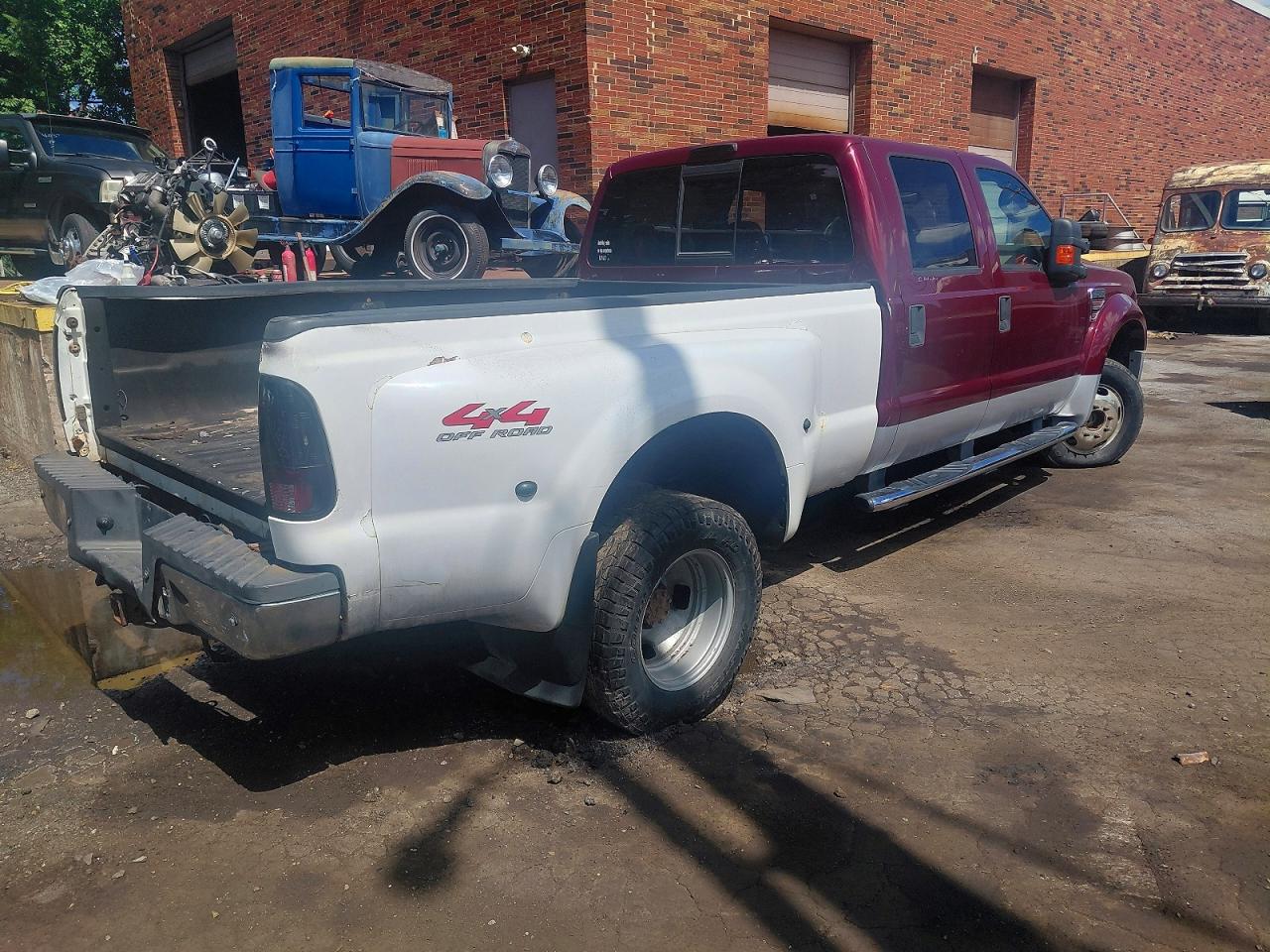 2008 Ford F450 Super Duty Burgundy vin: 1FTXW43R68EC51991