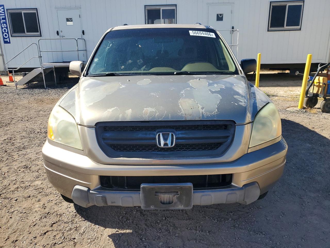 2005 Honda Pilot Exl Gold vin: 2HKYF18555H549050