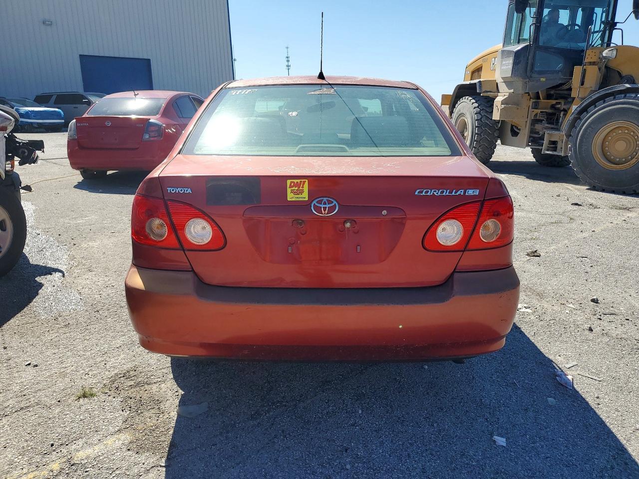 2008 Toyota Corolla Le Red vin: 1NXBR32E48Z967090