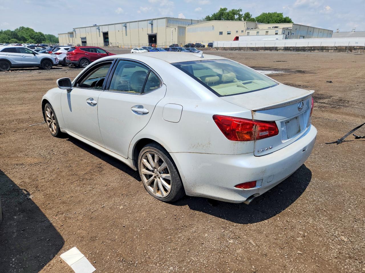 2008 Lexus Is 250 White vin: JTHCK262685021315
