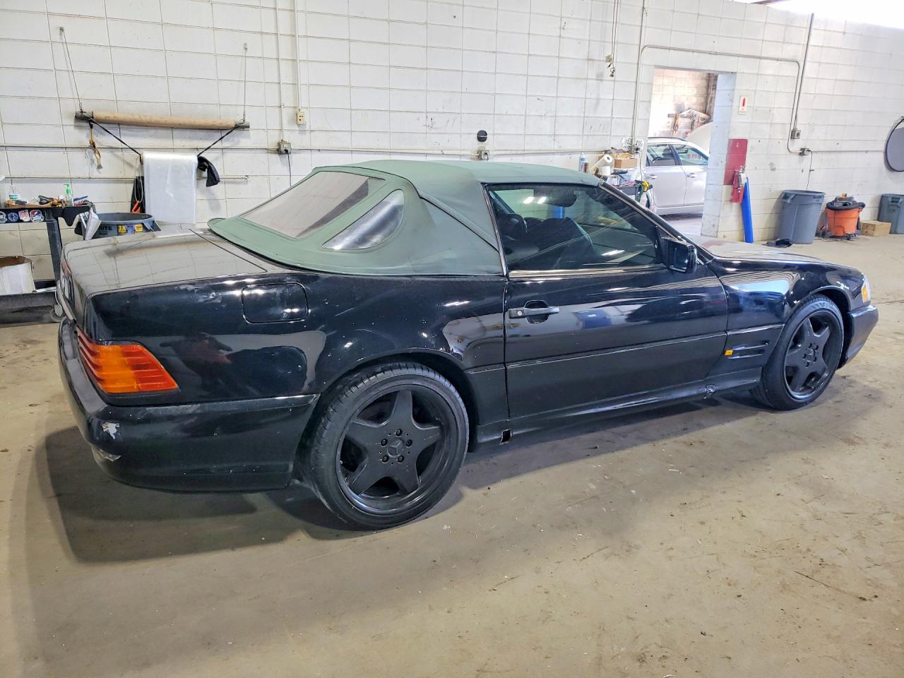 1991 Mercedes-benz 300 Sl Black vin: WDBFA61E8MF017974