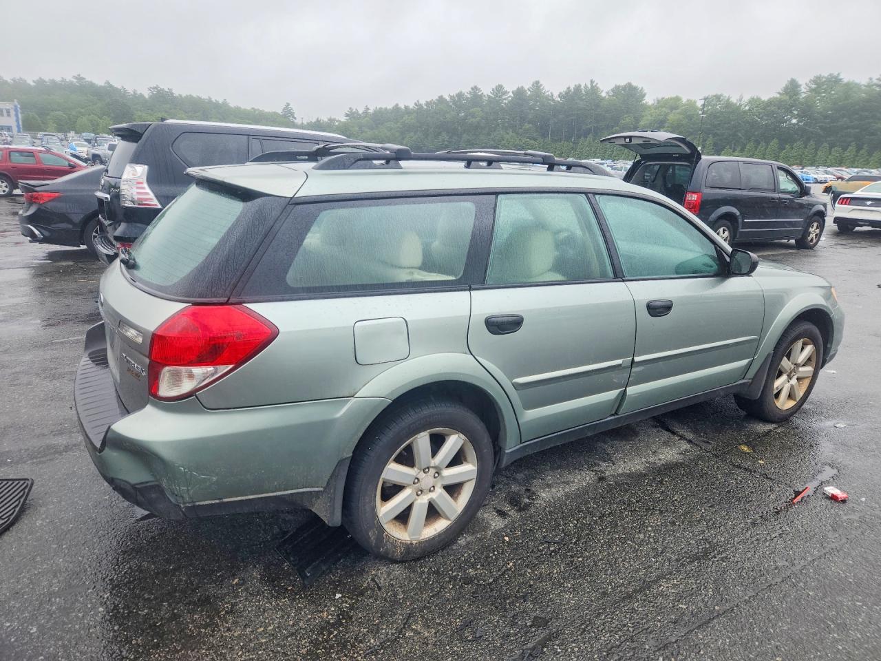 2009 Subaru Outback 2.5i Green vin: 4S4BP61C997336343