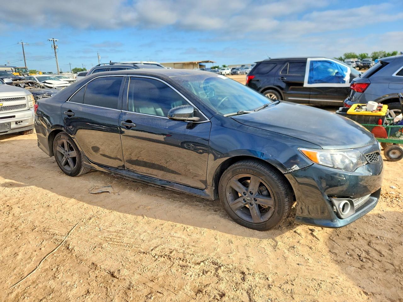 2014 Toyota Camry Se Черный vin: 4T1BF1FK0EU331291