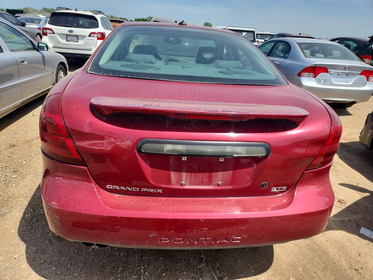 2004 Pontiac Grand Prix Gtp Maroon vin: 2G2WR524641138573